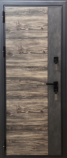 Входная дверь с составными панелями МДФ