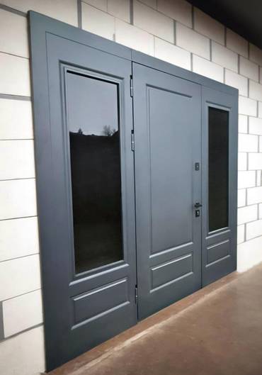 Термодверь с боковыми стёклами